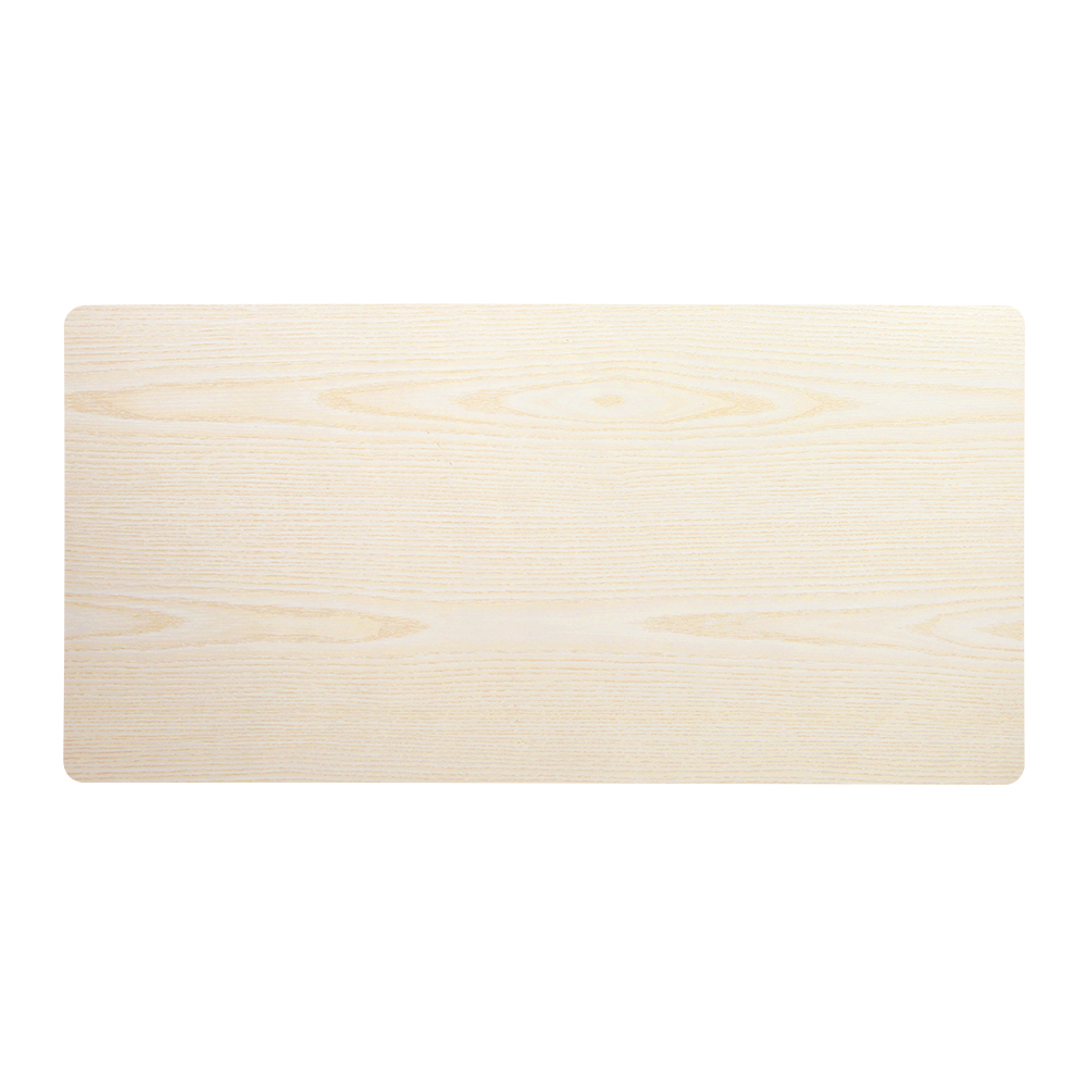 环保防刮桌面 120cm x 60cm 2.5cm厚度 白橡木色 适配电动升降桌框 预钻孔设计 易于清洁 安全圆角