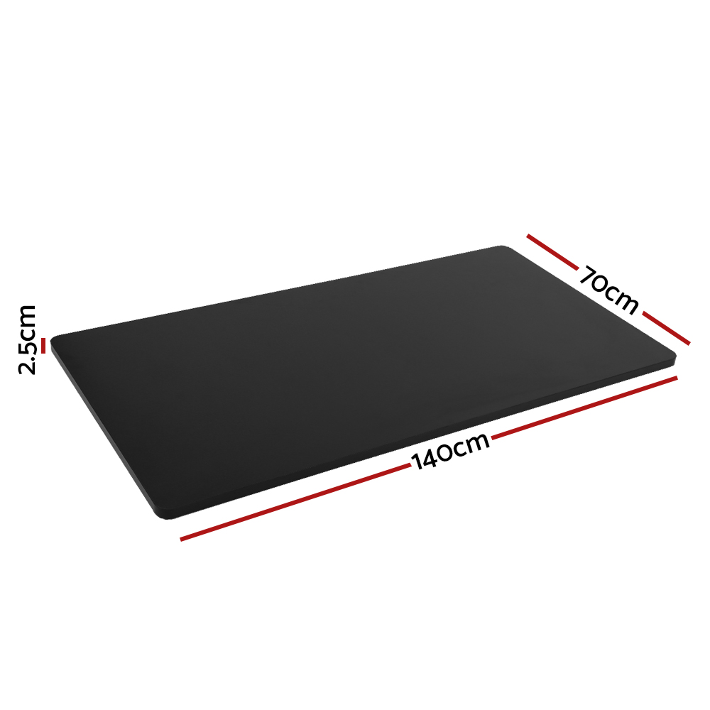 环保防刮桌面 140cm x 70cm 2.5cm厚度 适配电动升降桌框 四种颜色可选 现代简约风格 办公学习必备