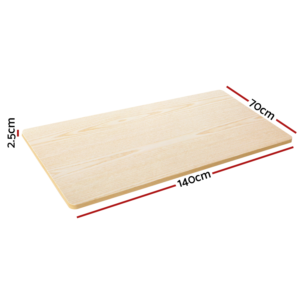 环保防刮桌面 140cm x 70cm 2.5cm厚度 适配电动升降桌 四种颜色可选 现代简约设计 轻松安装